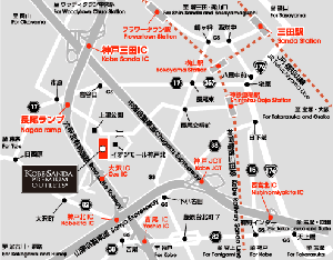 アウトレット神戸三田地図